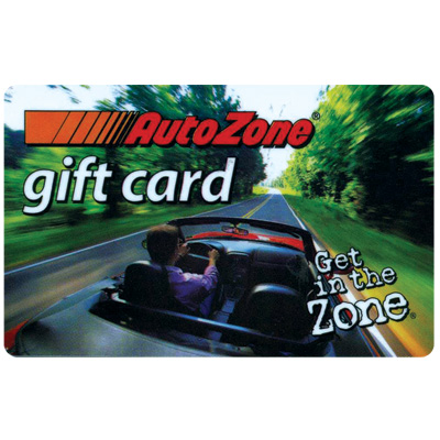 AUTOZONE® $25 Gift Card - Perfect for do-it-yourself car owners to shop for auto parts, car accessories and vehicle information in-store and online!
