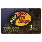 BASS PRO SHOPS® $25 Gift Card 