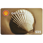 SHELL GAS® $25 Gift Card 